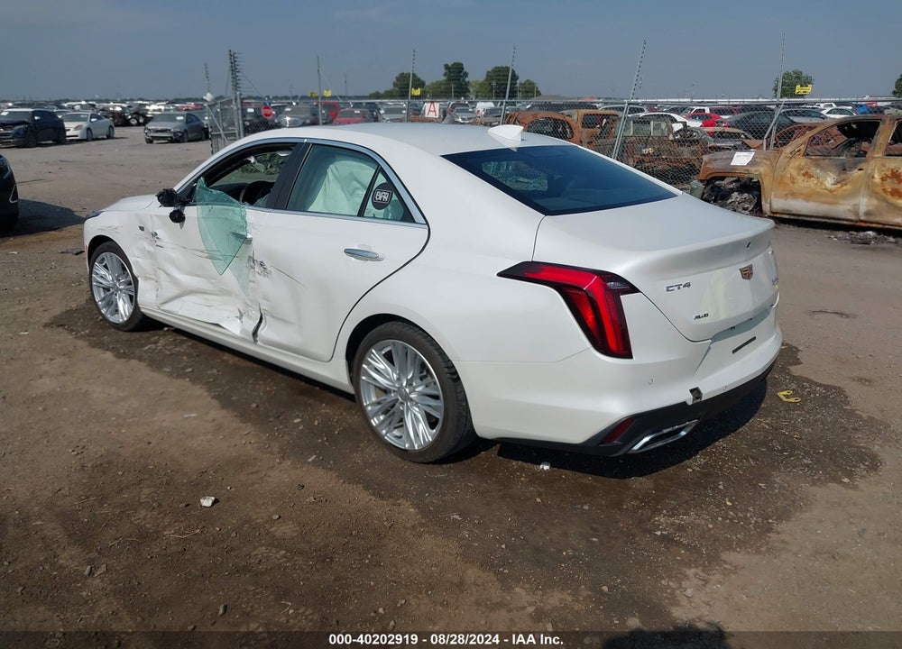 2022 CADILLAC CT4 PREMIUM LUXURY VIN: 1G6DF5RKXN0107181