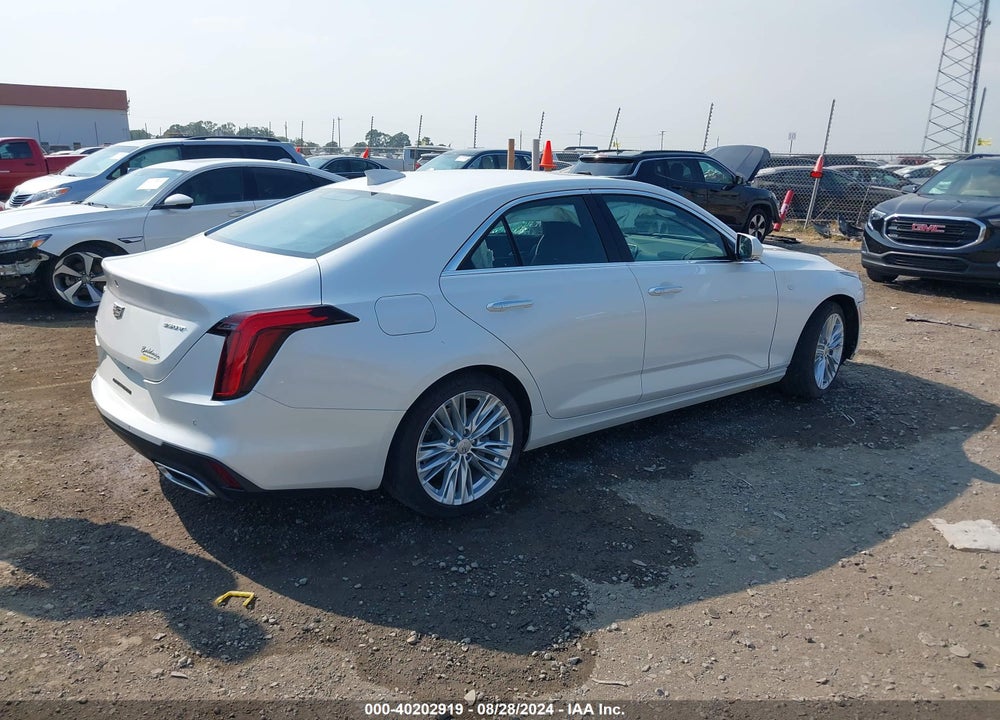 2022 CADILLAC CT4 PREMIUM LUXURY VIN: 1G6DF5RKXN0107181