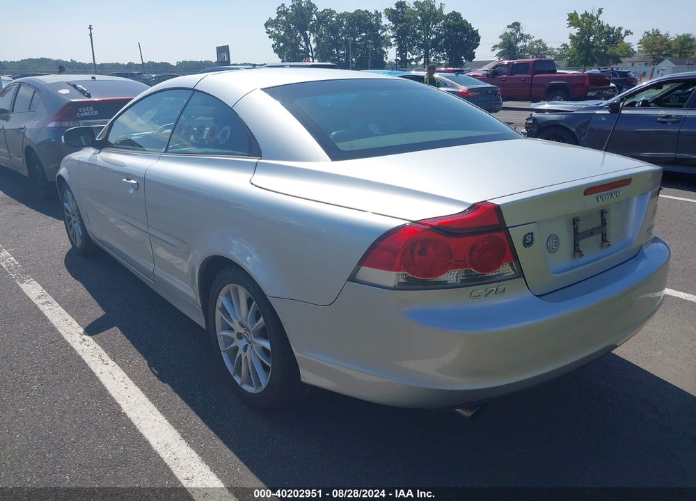 2008 VOLVO C70 T5 VIN: YV1MC67208J043627