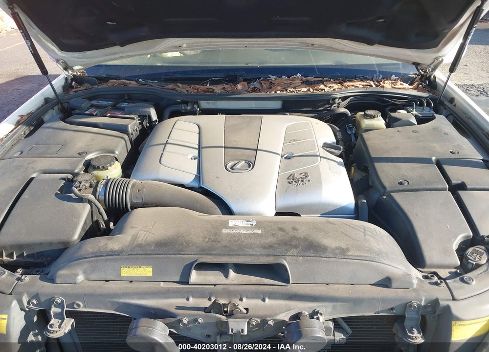 2002 LEXUS LS 430 VIN: JTHBN30F120064632
