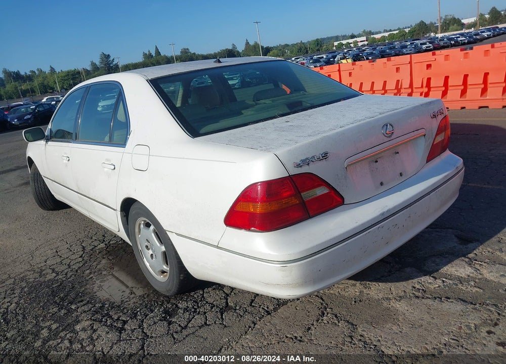 2002 LEXUS LS 430 VIN: JTHBN30F120064632