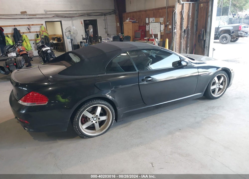 2006 BMW 650I VIN: WBAEK13406CN76762