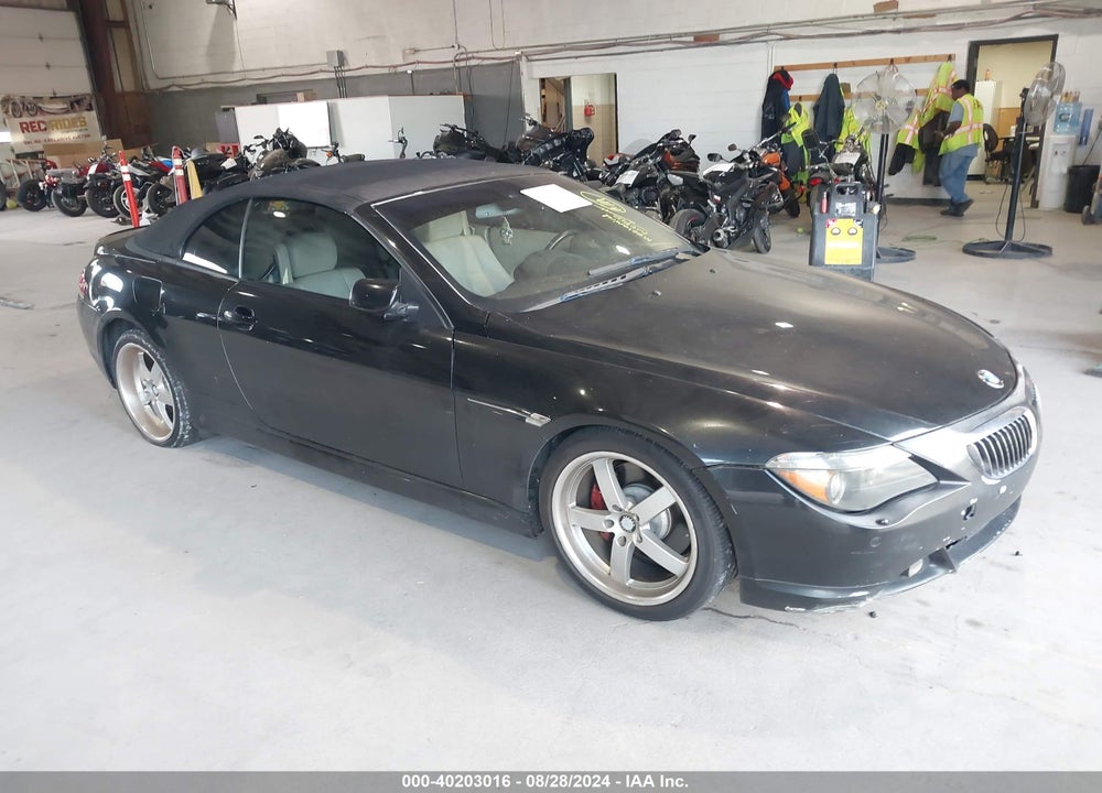 2006 BMW 650I VIN: WBAEK13406CN76762