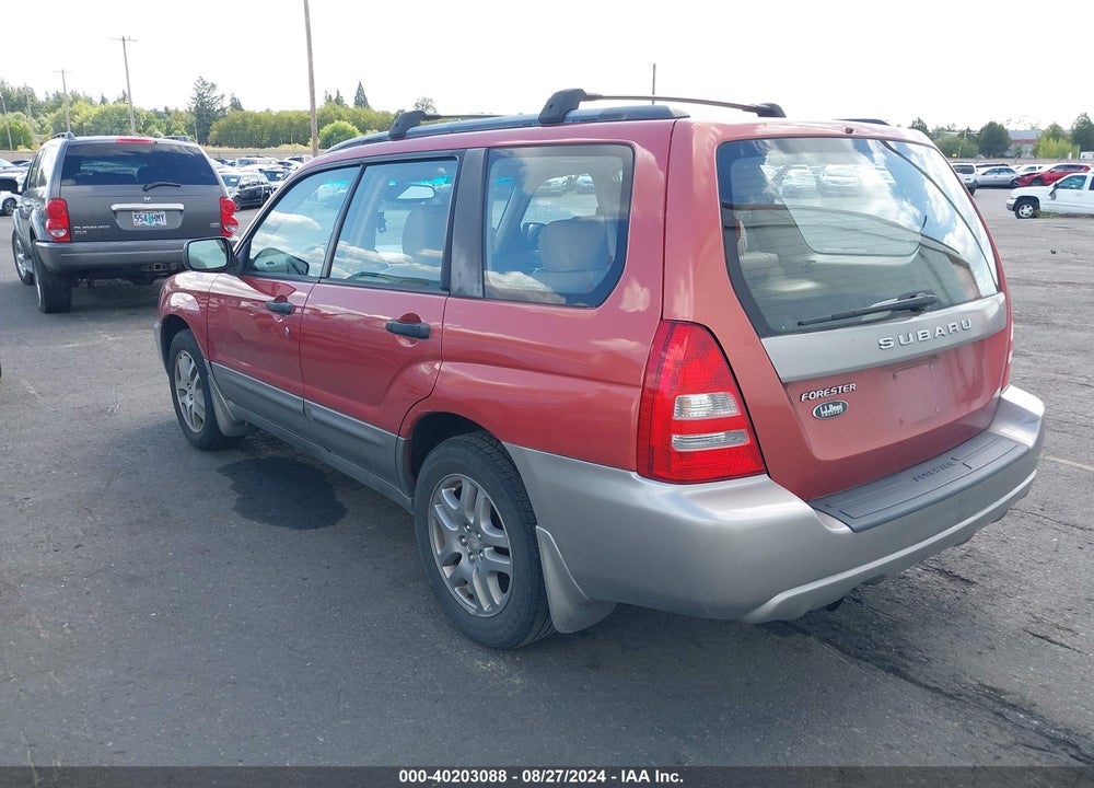 2005 SUBARU FORESTER 2.5XS L.L. BEAN VIN: JF1SG67685H706374