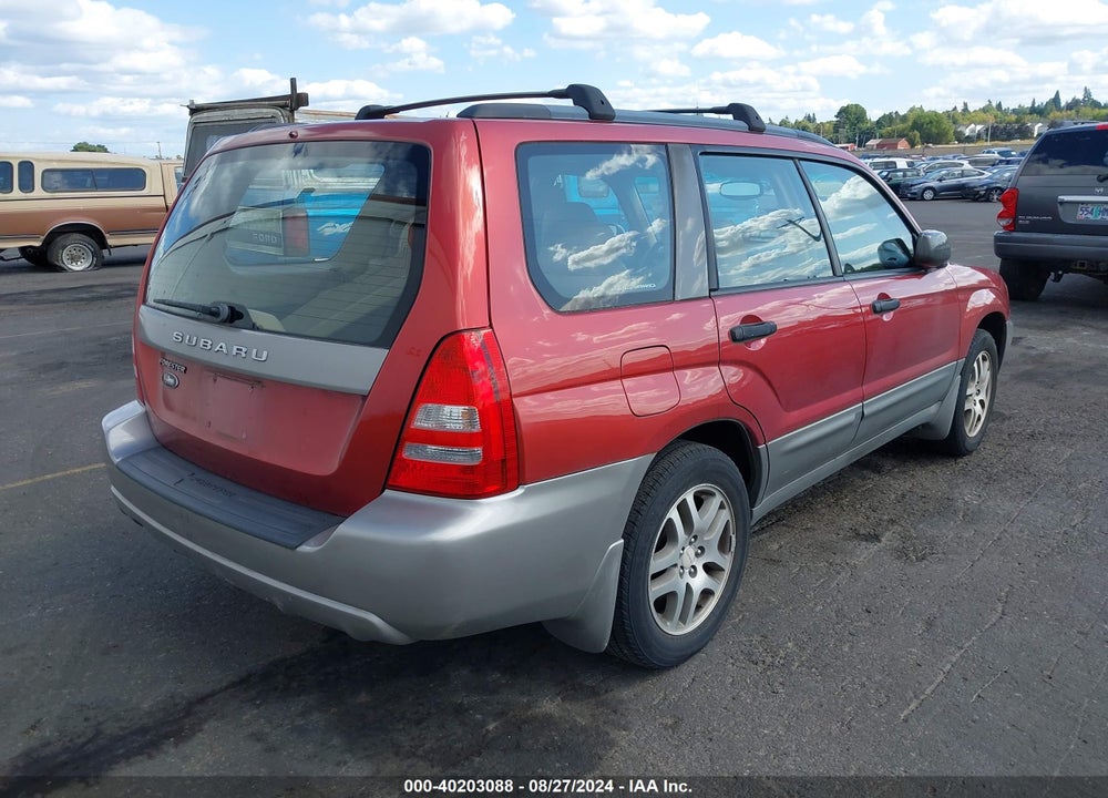 2005 SUBARU FORESTER 2.5XS L.L. BEAN VIN: JF1SG67685H706374