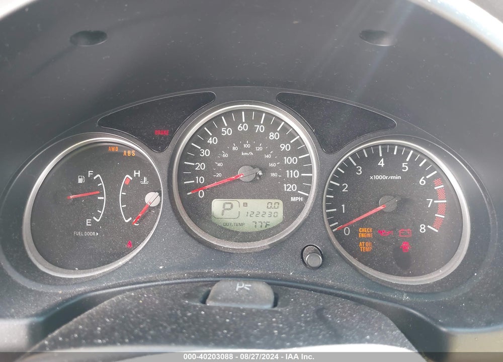 2005 SUBARU FORESTER 2.5XS L.L. BEAN VIN: JF1SG67685H706374