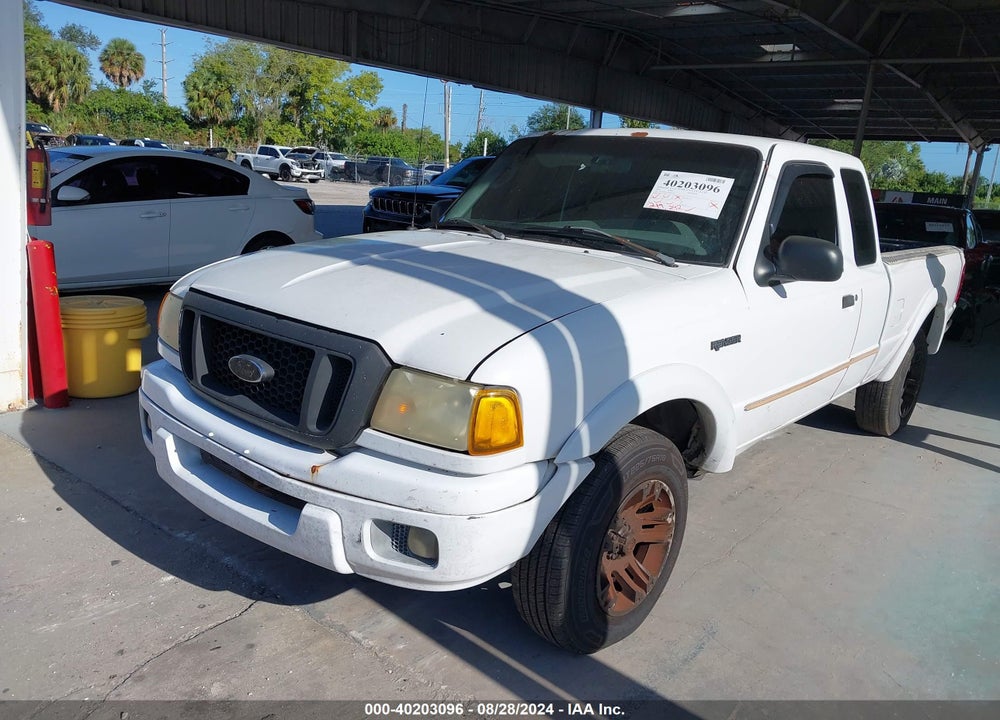 2005 FORD RANGER EDGE/STX/XLT VIN: 1FTYR44U05PA65619