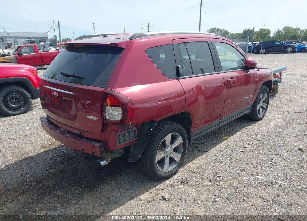 2016 JEEP COMPASS HIGH ALTITUDE EDITION VIN: 1C4NJCEA9GD754247