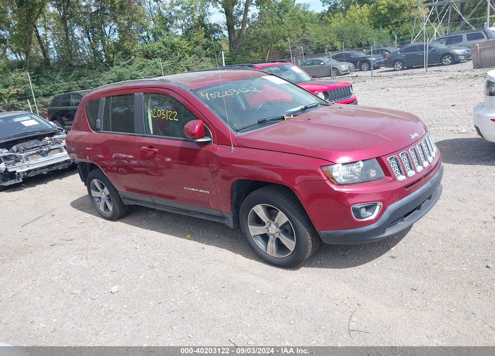 2016 JEEP COMPASS HIGH ALTITUDE EDITION VIN: 1C4NJCEA9GD754247