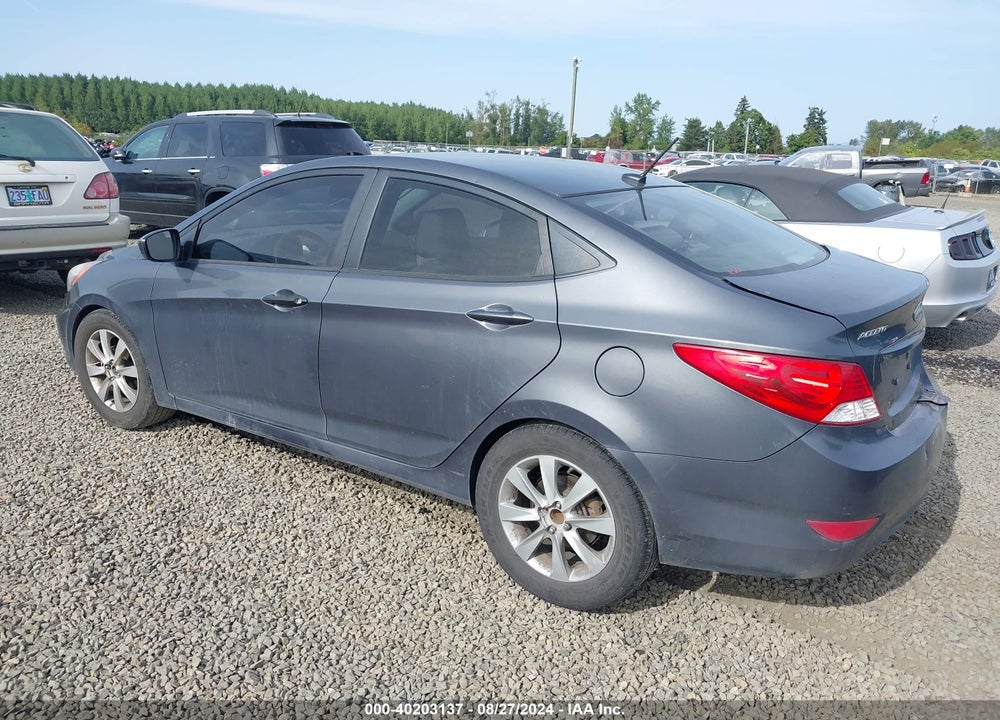 2012 HYUNDAI ACCENT GLS VIN: KMHCU4AEXCU049010