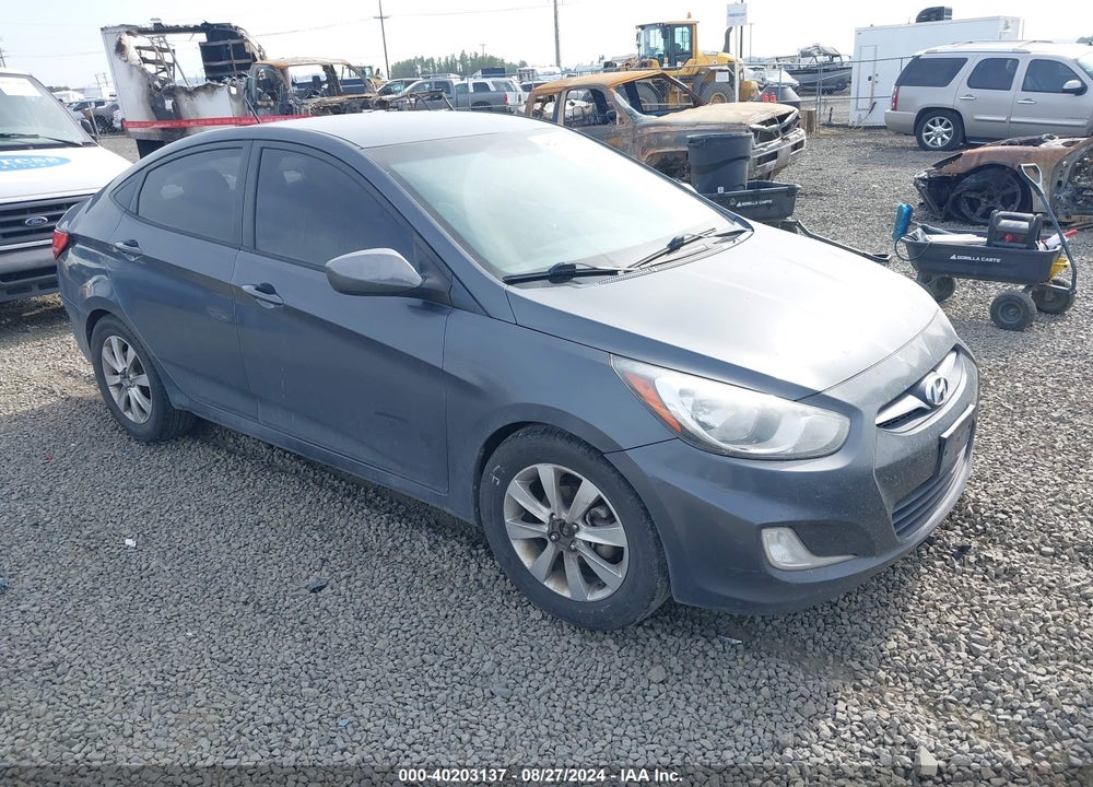 2012 HYUNDAI ACCENT GLS VIN: KMHCU4AEXCU049010