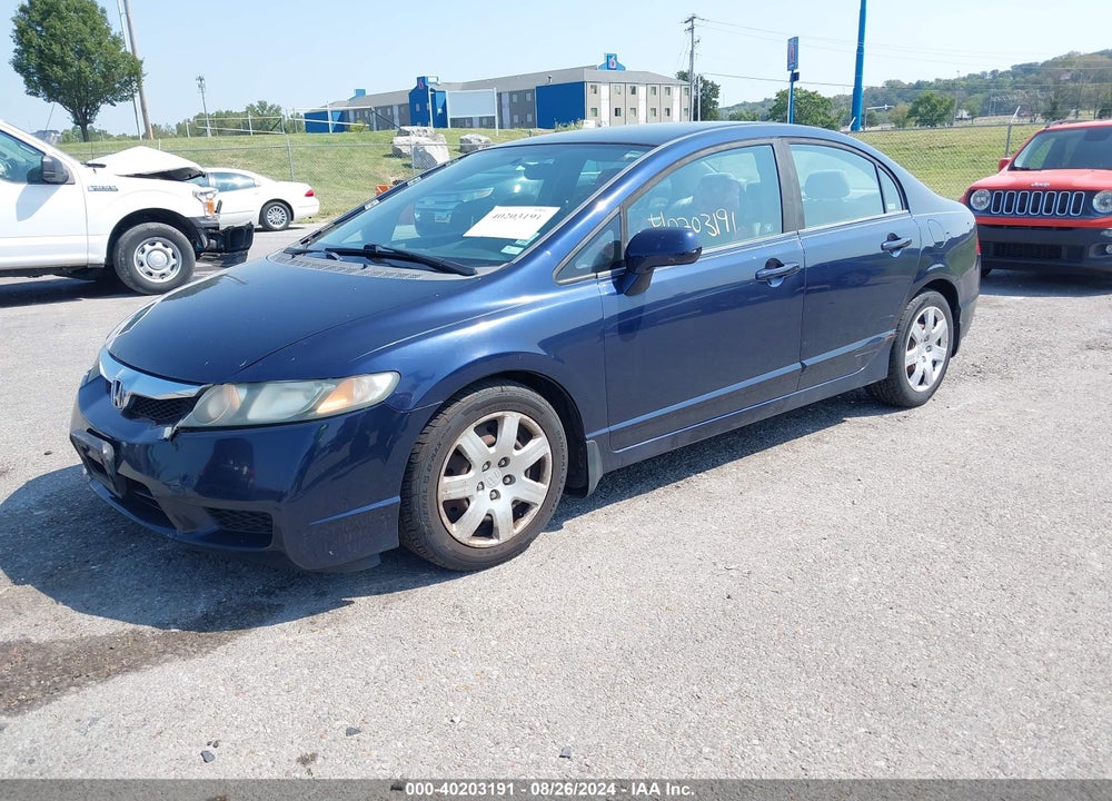 2009 HONDA CIVIC LX VIN: 1HGFA16519L012476