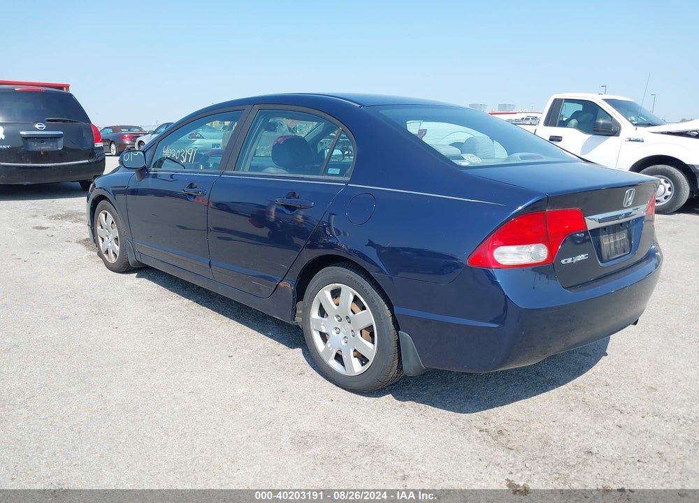 2009 HONDA CIVIC LX VIN: 1HGFA16519L012476