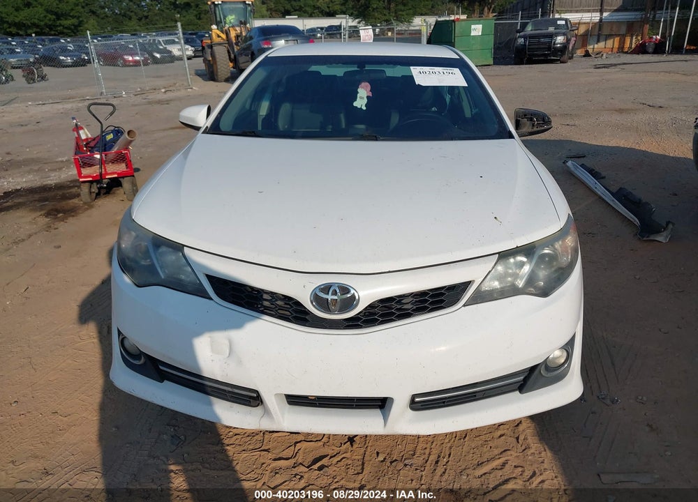 2012 TOYOTA CAMRY SE VIN: 4T1BF1FK6CU172936