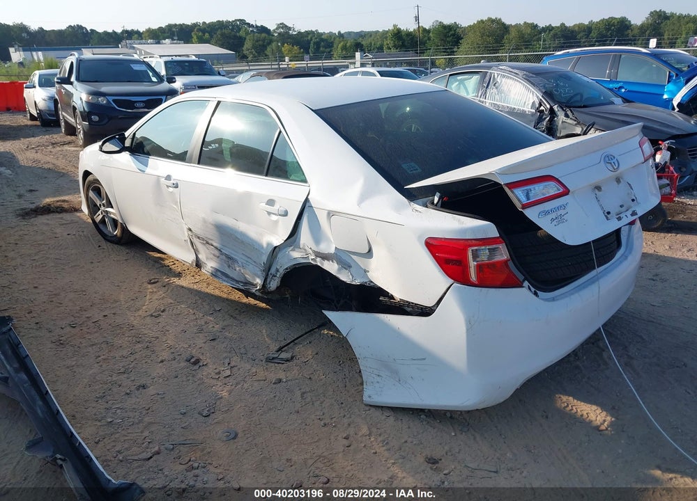 2012 TOYOTA CAMRY SE VIN: 4T1BF1FK6CU172936