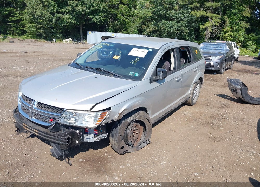 2013 DODGE JOURNEY AMERICAN VALUE PKG VIN: 3C4PDCAB7DT671596