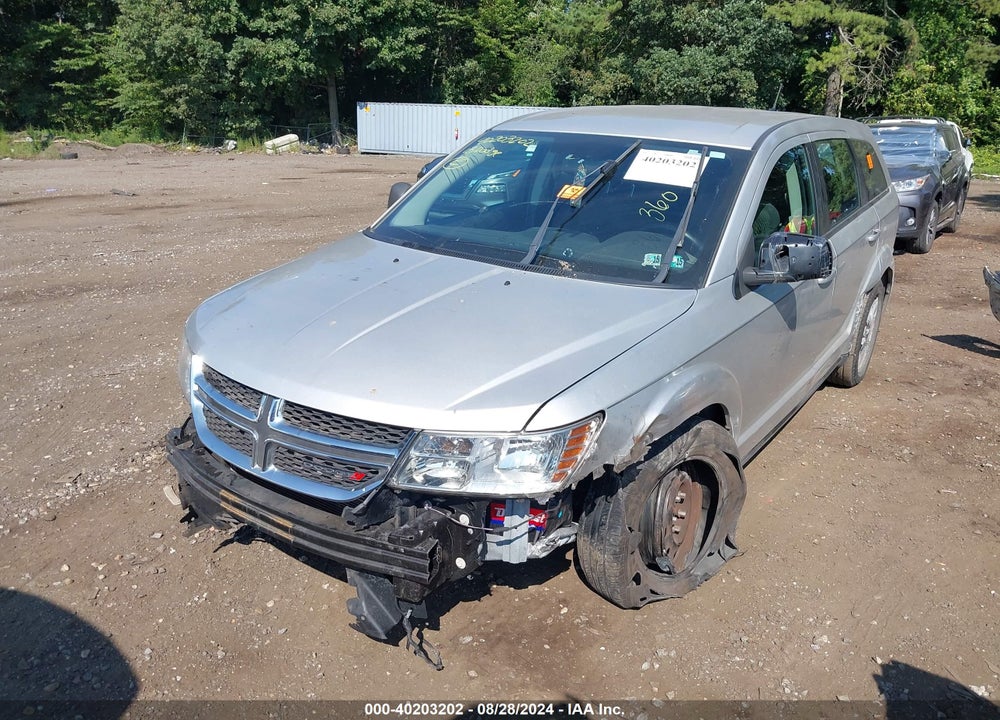 2013 DODGE JOURNEY AMERICAN VALUE PKG VIN: 3C4PDCAB7DT671596
