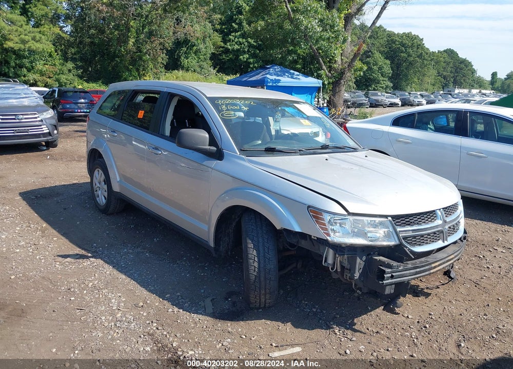 2013 DODGE JOURNEY AMERICAN VALUE PKG VIN: 3C4PDCAB7DT671596