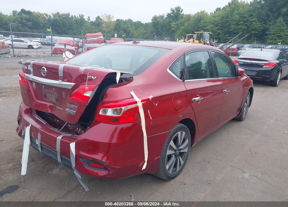 2019 NISSAN SENTRA SV VIN: 3N1AB7AP1KY380383