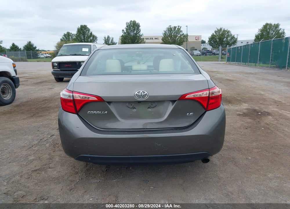 2017 TOYOTA COROLLA LE VIN: 2T1BURHE1HC929763
