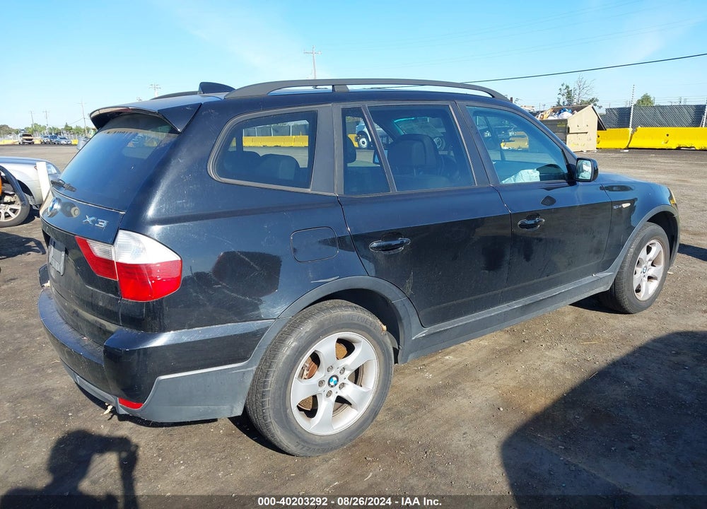 2008 BMW X3 3.0SI VIN: WBXPC93458WJ10966