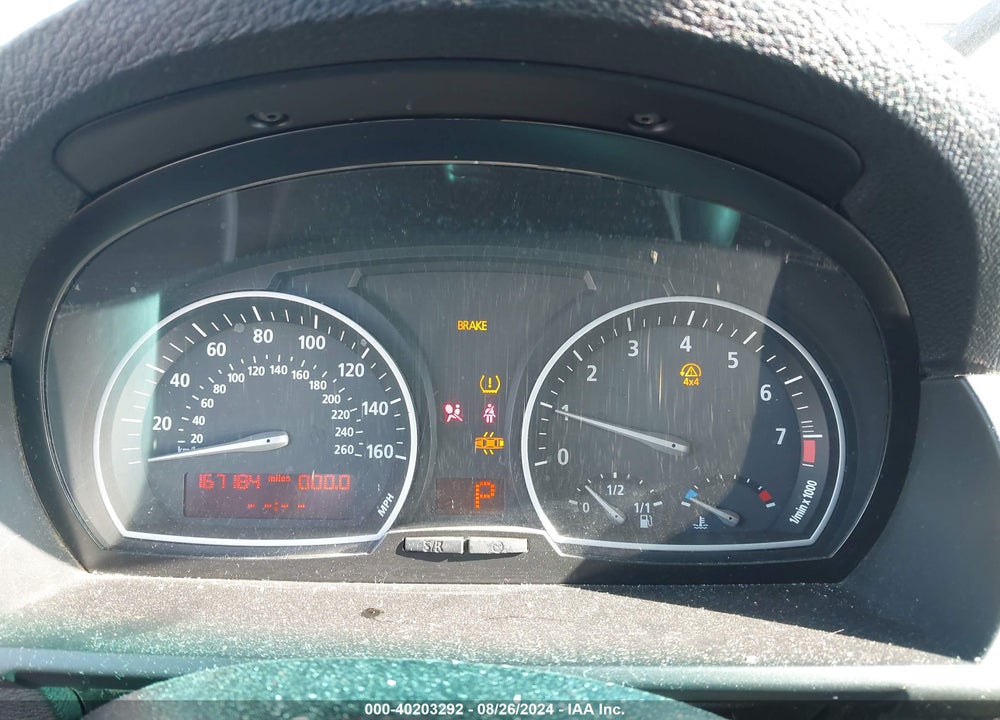 2008 BMW X3 3.0SI VIN: WBXPC93458WJ10966