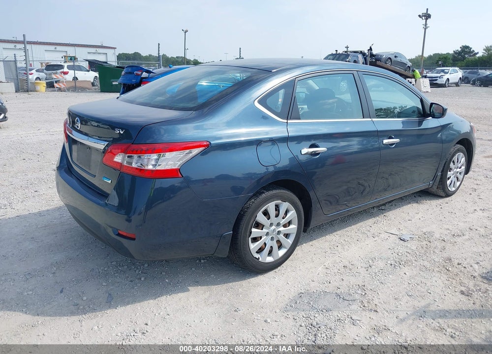 2013 NISSAN SENTRA SV VIN: 3N1AB7AP1DL633038