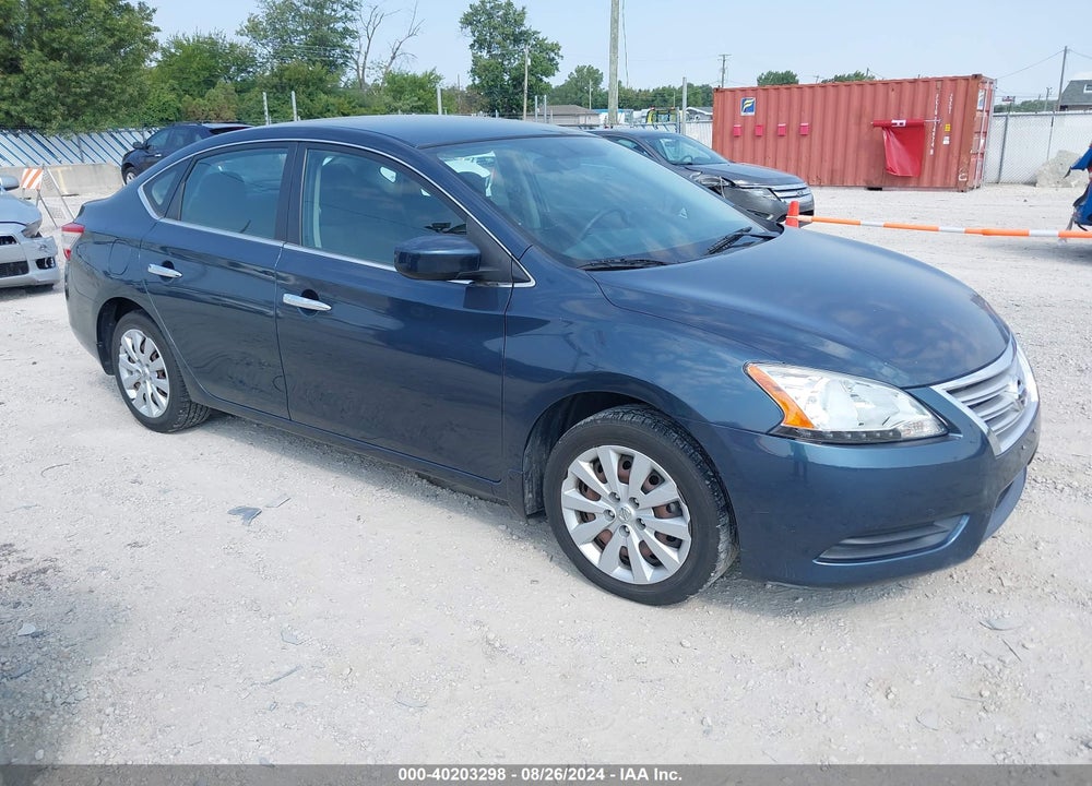 2013 NISSAN SENTRA SV VIN: 3N1AB7AP1DL633038