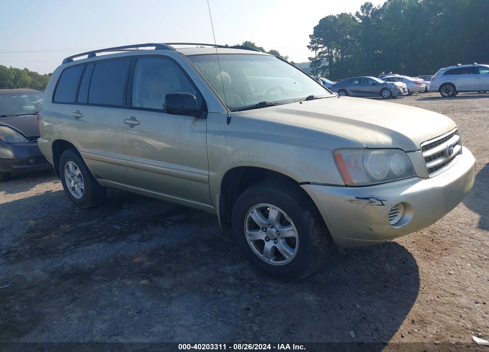 2003 TOYOTA HIGHLANDER V6 VIN: JTEHF21A030152350