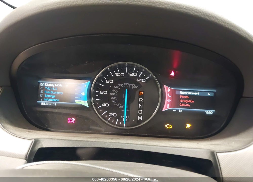 2012 FORD EDGE SEL VIN: 2FMDK4JCXCBA81468