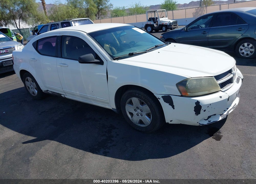 2008 DODGE AVENGER SE VIN: 1B3LC46K88N646911