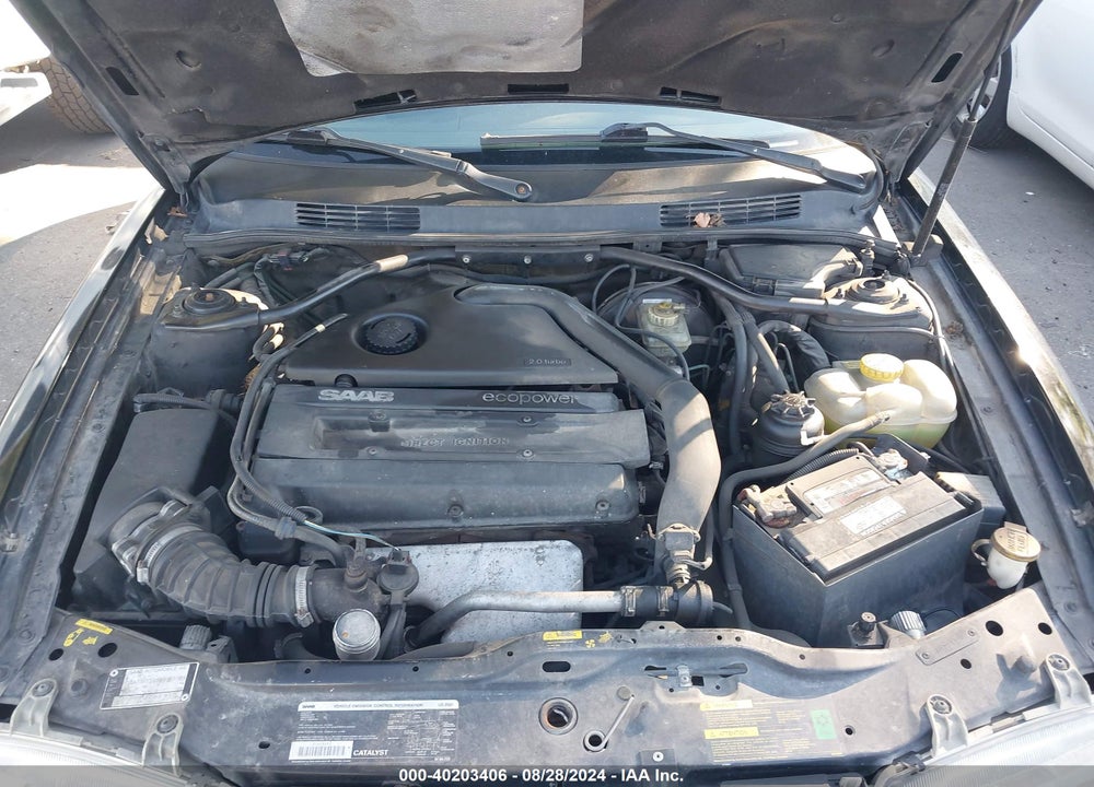 2001 SAAB 9 3 VIN: YS3DD55H412029078