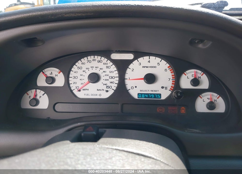 1999 FORD MUSTANG GT VIN: 1FAFP42X1XF116943