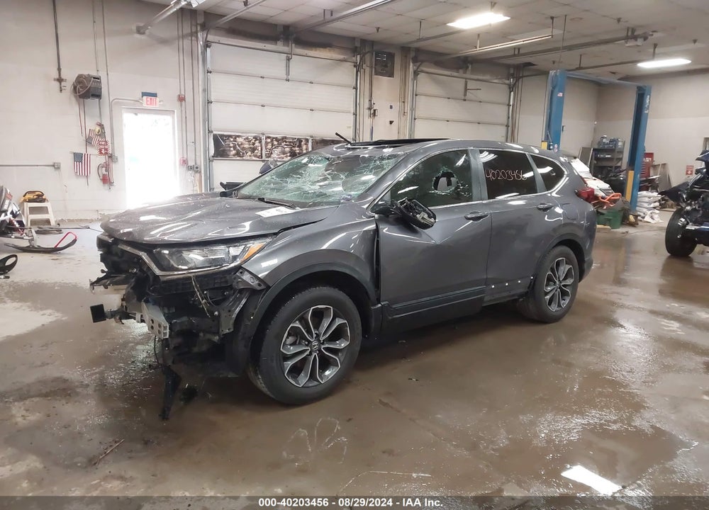 2022 HONDA CR-V AWD EX-L VIN: 7FARW2H82NE027547