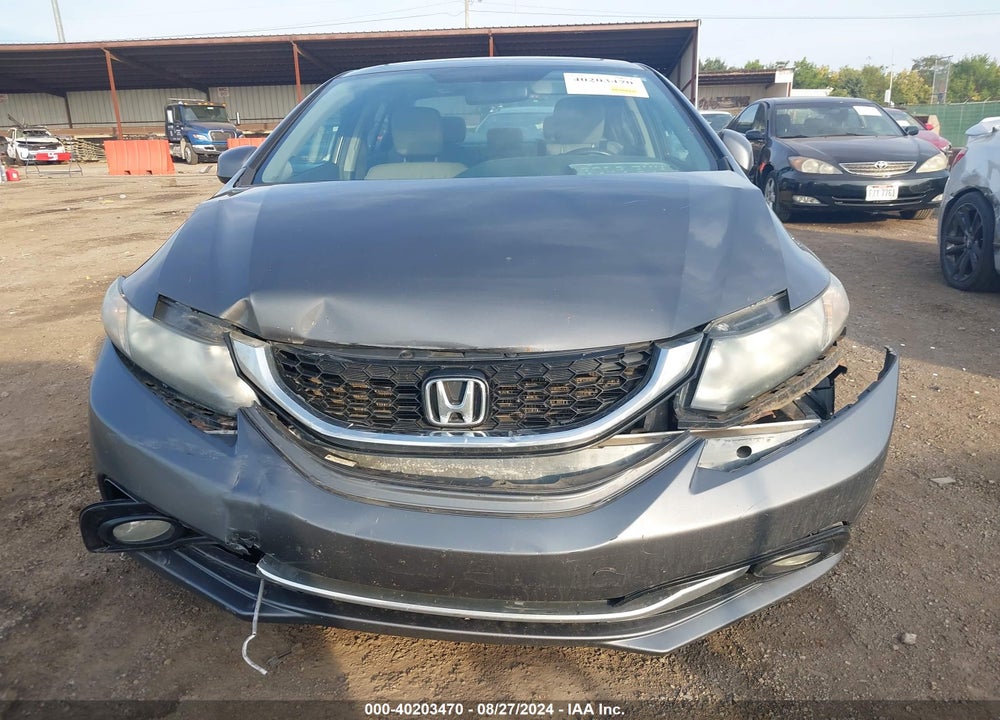2013 HONDA CIVIC EX-L VIN: 2HGFB2F97DH551826