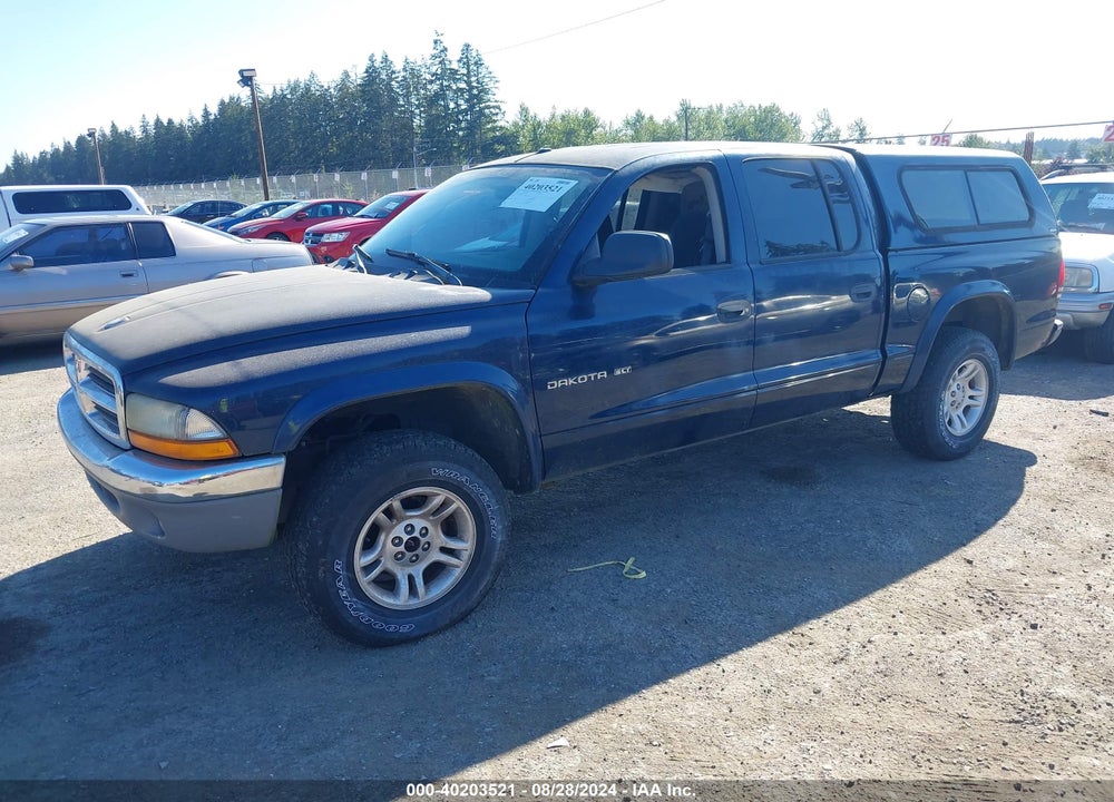 2002 DODGE DAKOTA VIN: 1B7HG48NX2S644781