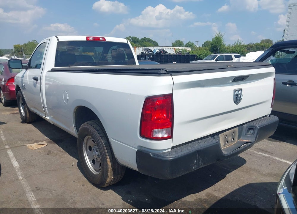 2022 RAM 1500 CLASSIC TRADESMAN REGULAR CAB 4X2 8' BOX VIN: 3C6JR6DG1NG330017