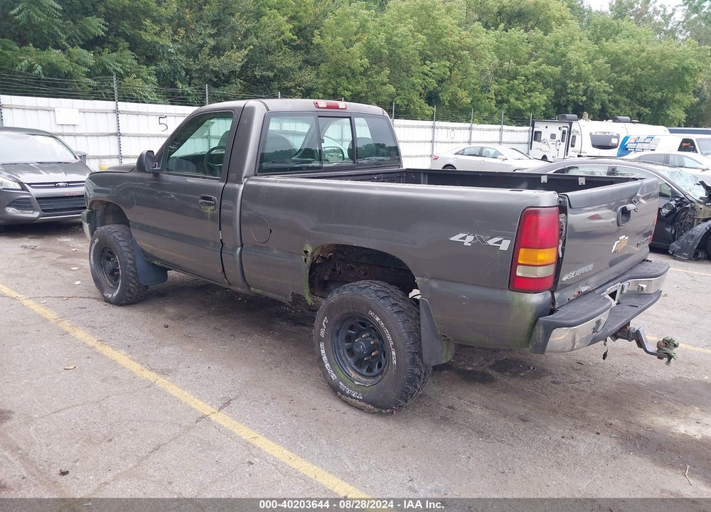 1999 CHEVROLET SILVERADO 1500 VIN: 1GCEK14W9XZ188334