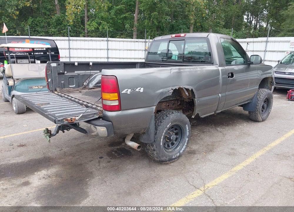 1999 CHEVROLET SILVERADO 1500 VIN: 1GCEK14W9XZ188334