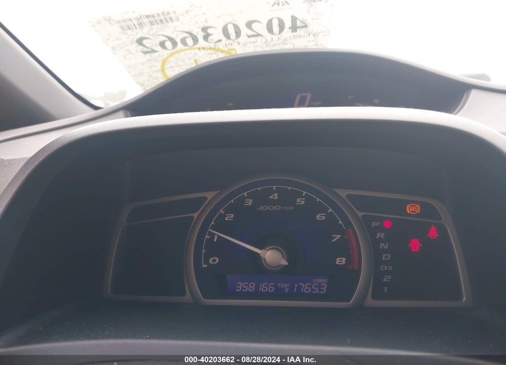 2008 HONDA CIVIC SDN LX VIN: 1HGFA16508L094778