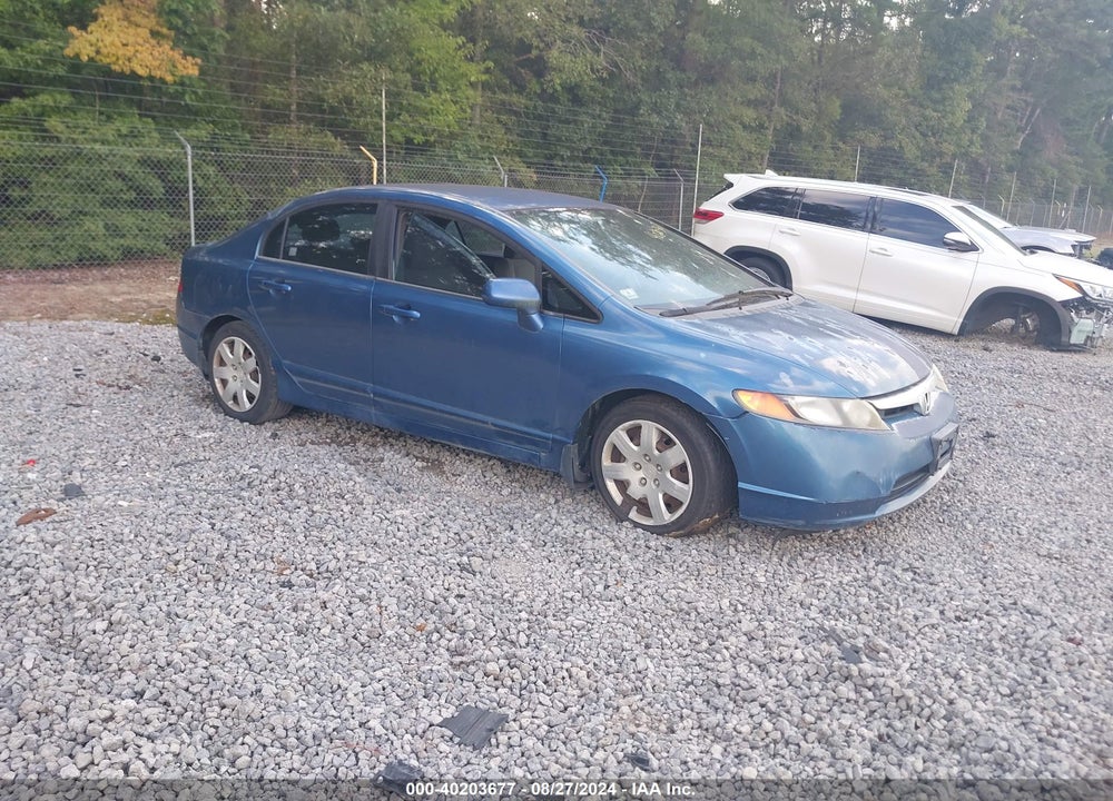 2006 HONDA CIVIC LX VIN: 1HGFA16586L058902