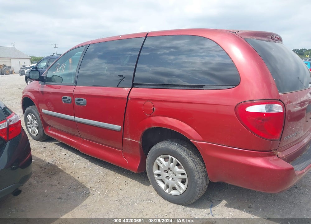 2006 DODGE GRAND CARAVAN SE VIN: 1D4GP24R16B659283