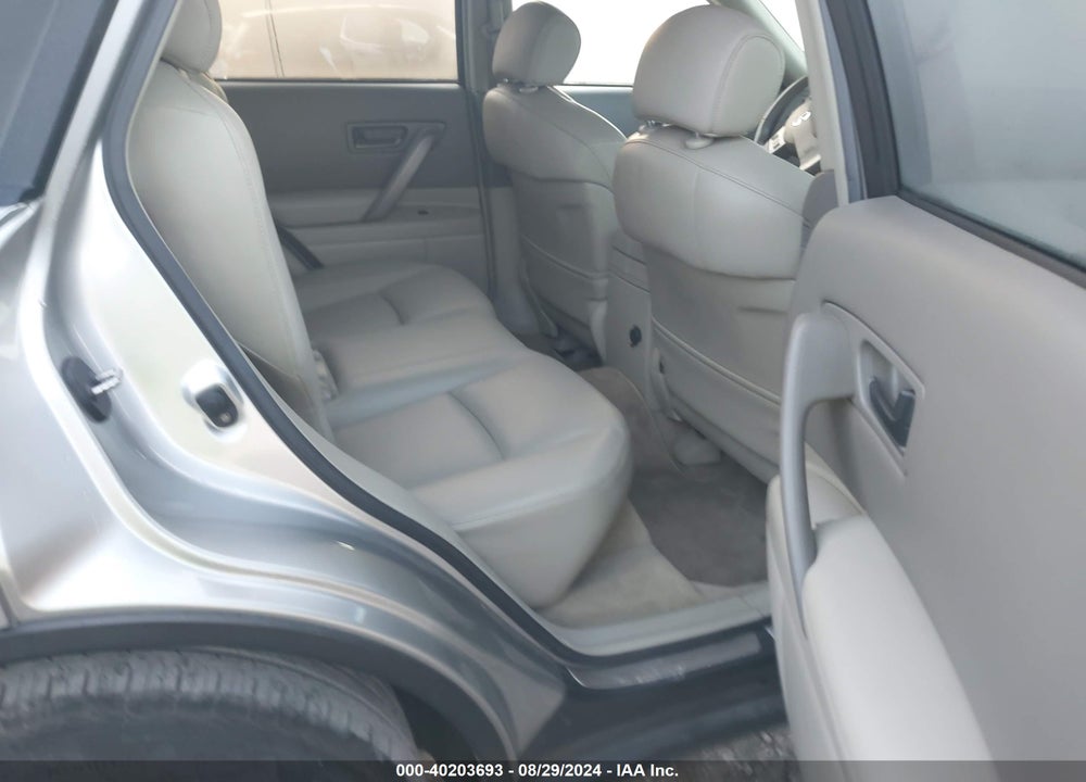 2003 INFINITI FX35 VIN: JNRAS08W33X208148