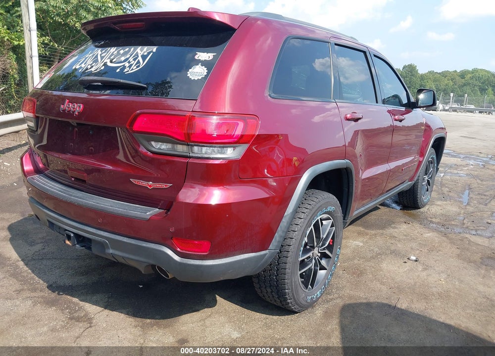 2017 JEEP GRAND CHEROKEE TRAILHAWK 4X4 VIN: 1C4RJFLG1HC610340