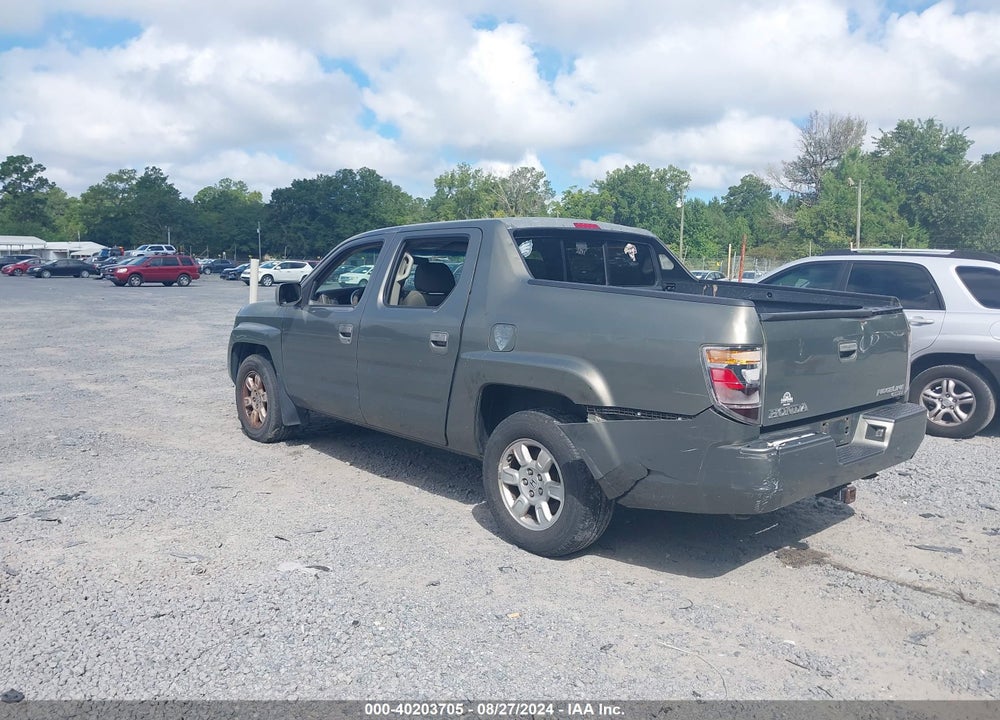 2007 HONDA RIDGELINE RTS VIN: 2HJYK16427H508565