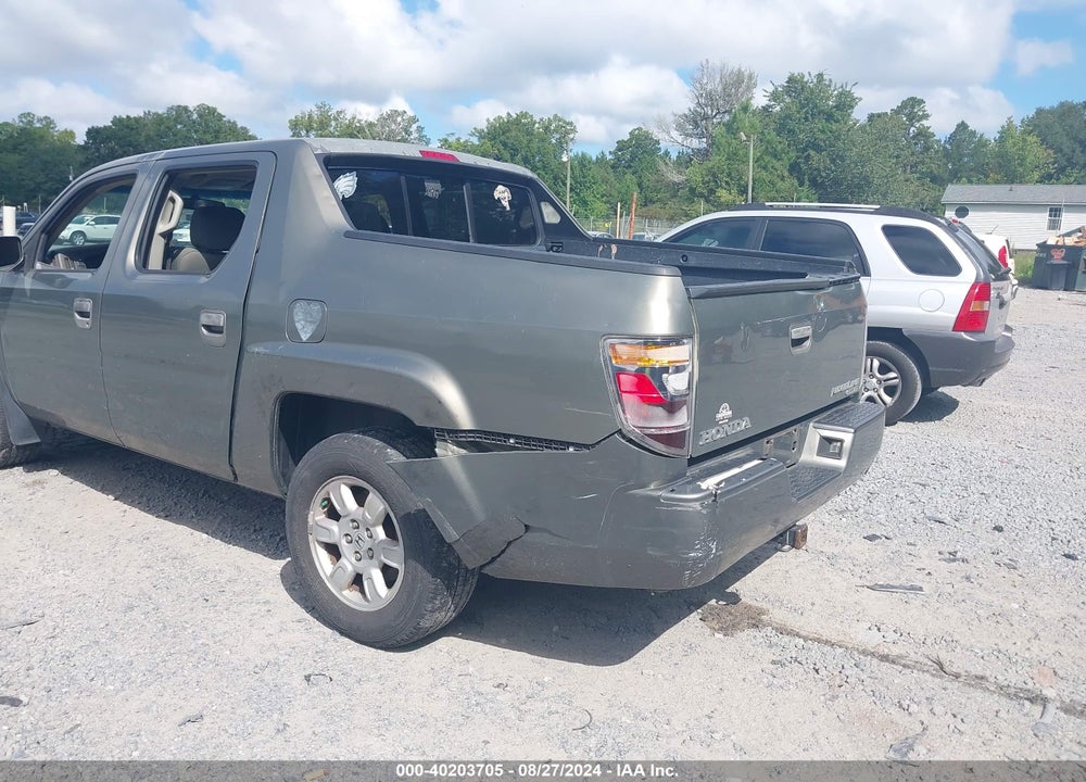 2007 HONDA RIDGELINE RTS VIN: 2HJYK16427H508565