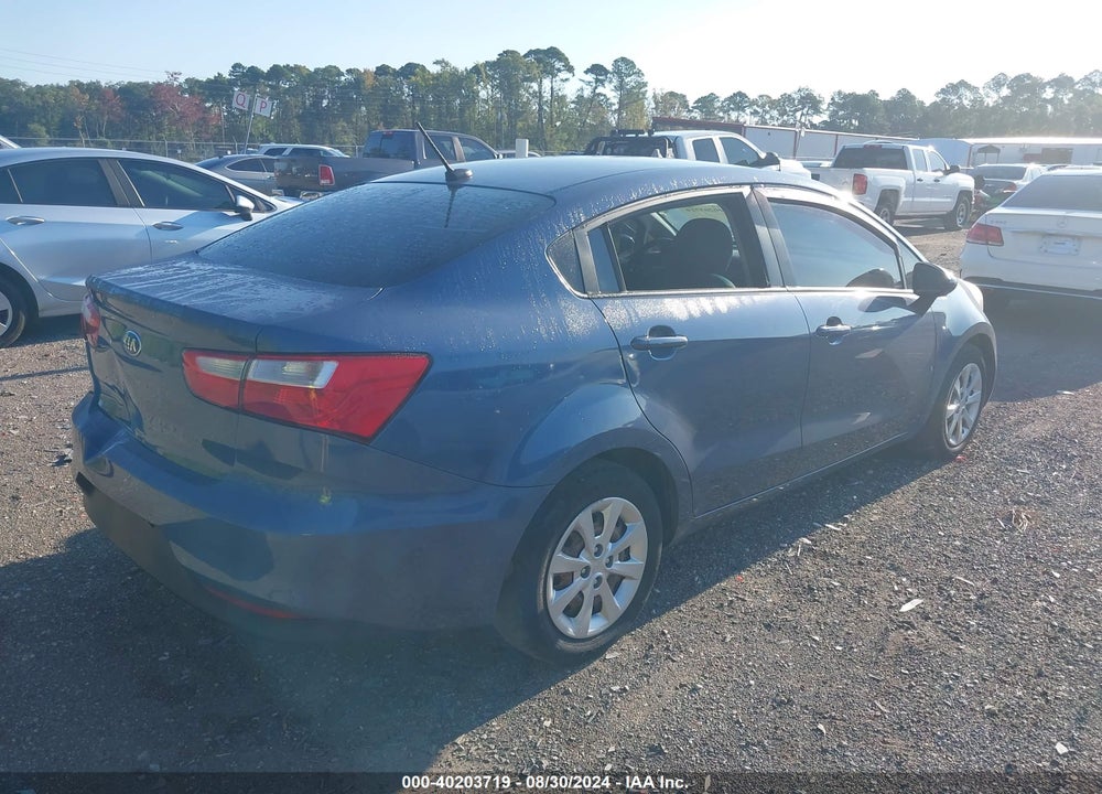 2016 KIA RIO LX VIN: KNADM4A33G6663248