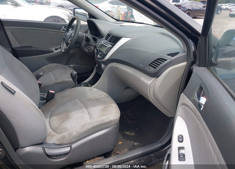 2013 HYUNDAI ACCENT GLS VIN: KMHCU4AE5DU313784
