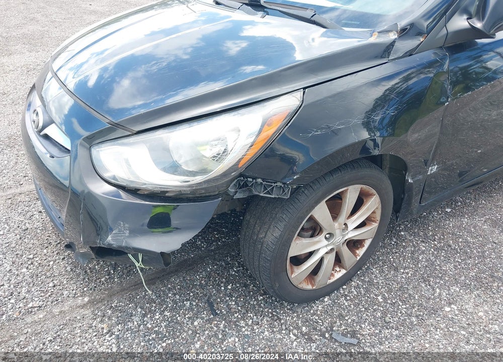 2013 HYUNDAI ACCENT GLS VIN: KMHCU4AE5DU313784