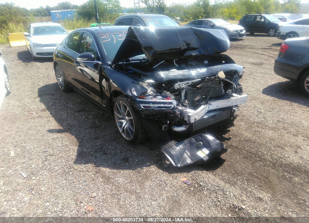 2022 GENESIS G70 2.0T AWD VIN: KMTG34TAXNU090258